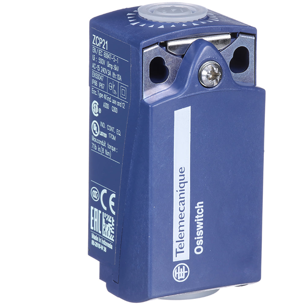 Telemecanique ZCP21 - Limit Switch 250V AC/DC (10A, IP65)