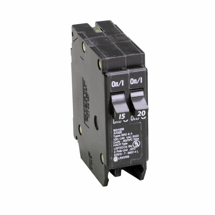 Eaton BD1520 - Tandem Circuit Breaker 20A 120V (10kA AIC)