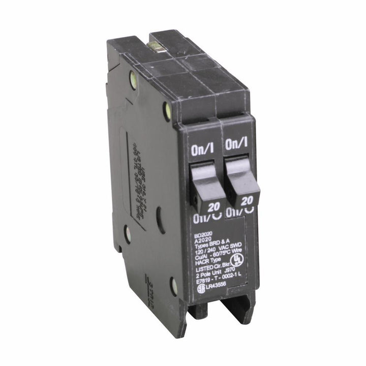 Cutler Hammer BD2020 - 2-Pole 20A Circuit Breaker (10kA AIC, 120V)