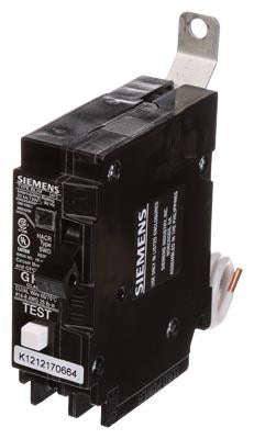 Siemens BF115H - GFCI Circuit Breaker 15A 1-Pole (22kA AIC)