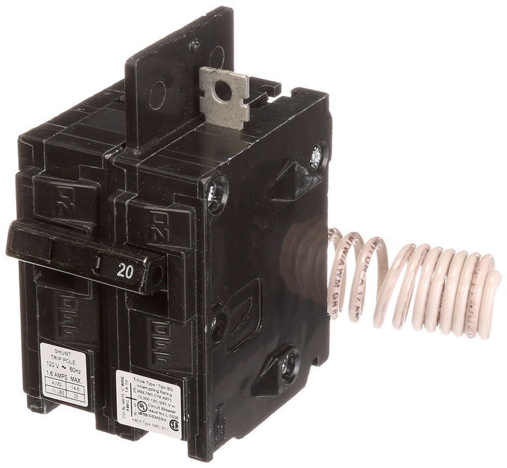 Siemens BQ1B02000S01 - Shunt Trip Breaker 20A 1P (10kA AIC)