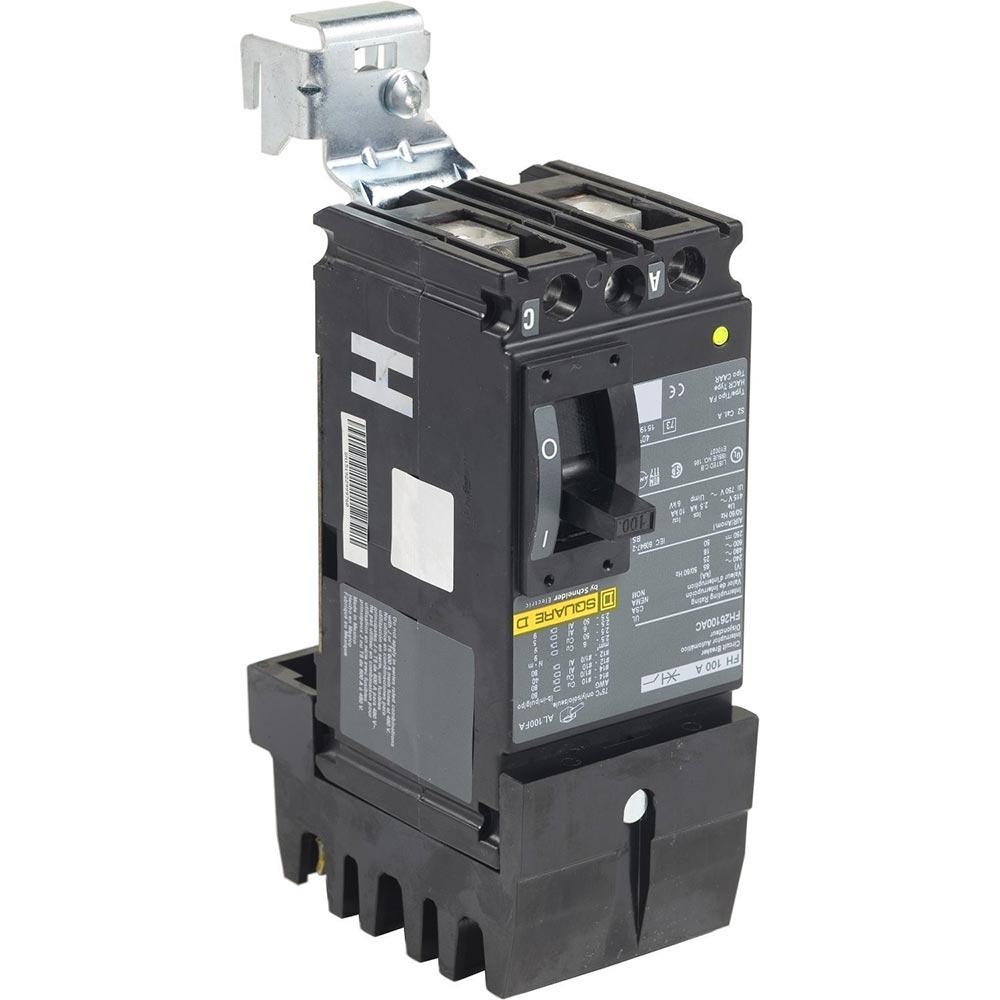 Square D FH26100AC - Molded Case Circuit Breaker 100A 600V 2-Pole