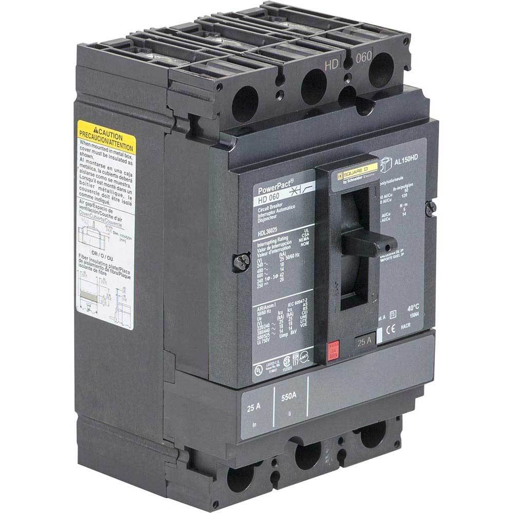 Square D HJL36045 - Molded Case Circuit Breaker 45A 600V 3P