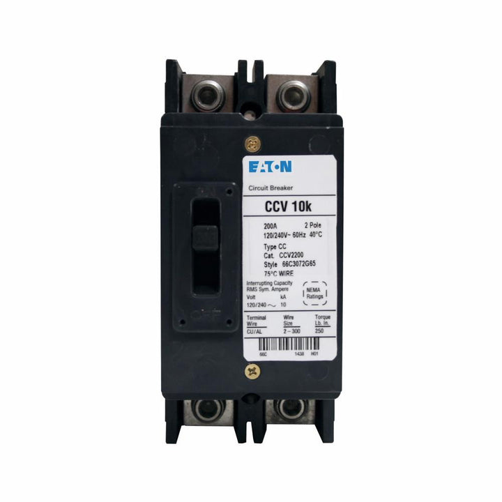 Cutler Hammer CCV2125 - Molded Case Circuit Breaker 125A 2-Pole