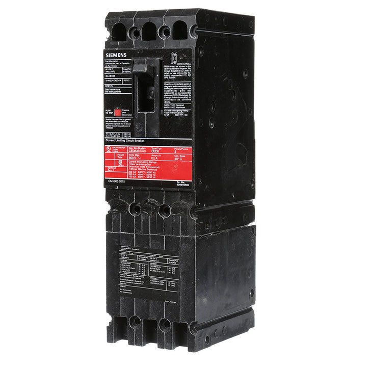 Siemens CED63S100A - Molded Case Circuit Breaker, 100A 600V 3P