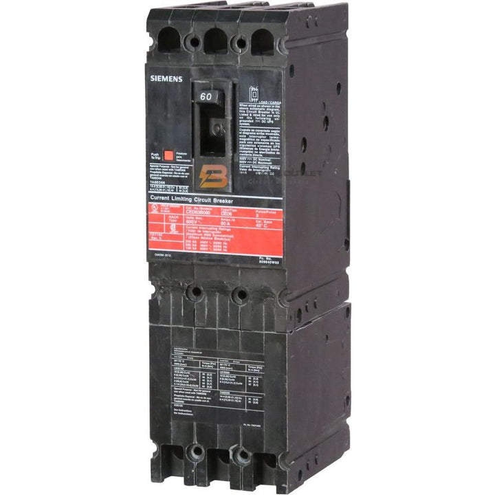 Siemens CED63B090 - Molded Case Circuit Breaker, 90A 600V 3P