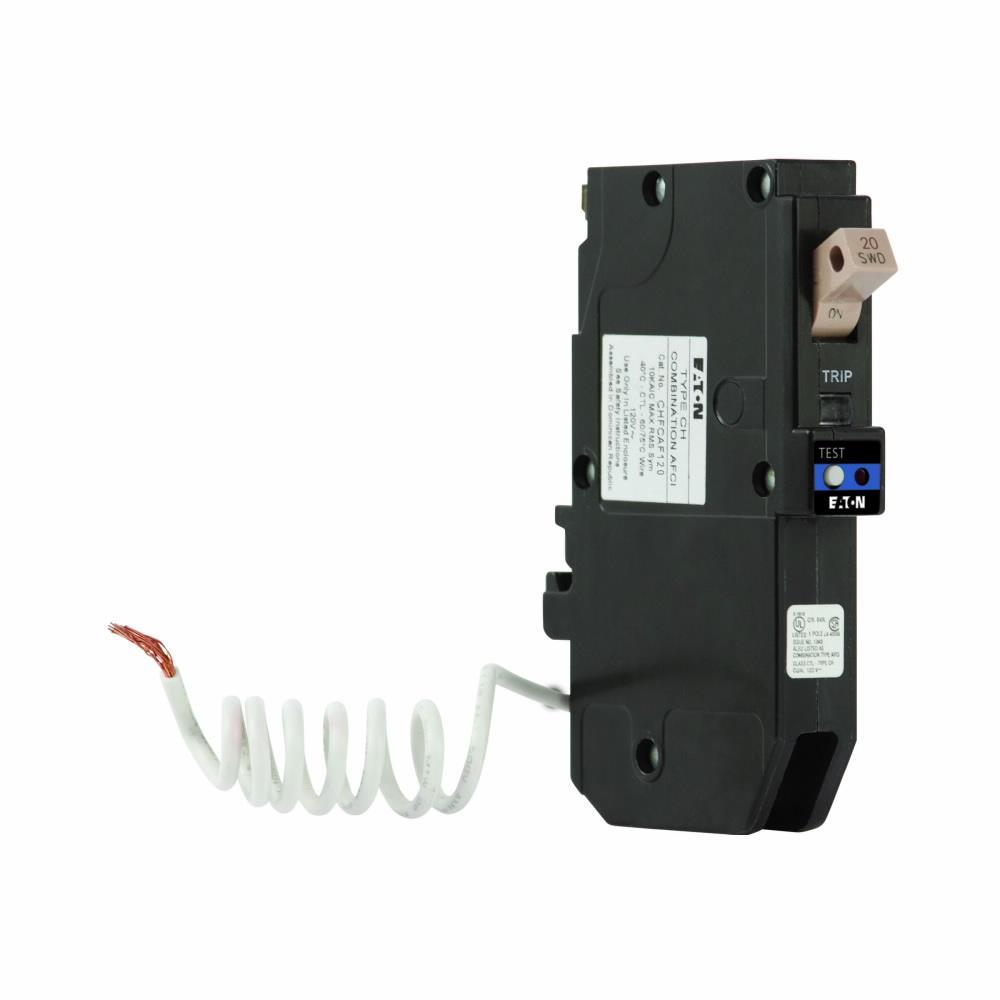 Eaton CHFCAF120 - 20A 1-Pole Circuit Breaker (10kA AIC, 120V)