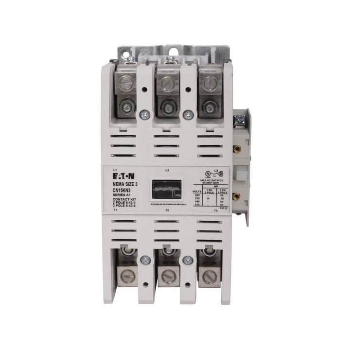 Cutler Hammer CN15KN3A - 3-Pole Contactor 90A 600V