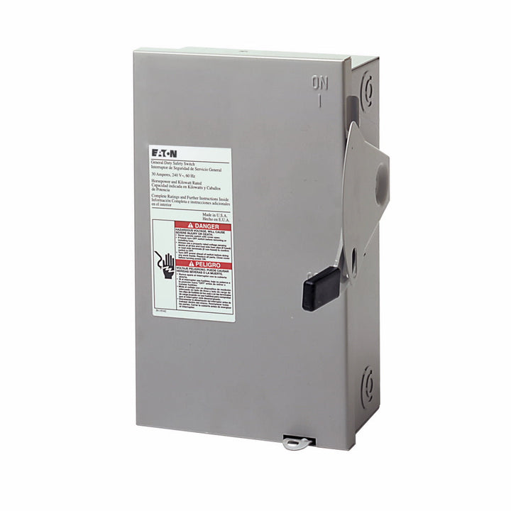 Cutler Hammer DG321NGB - Fusible Disconnect Switch 30A 3-Pole (100kA AIC @240V)
