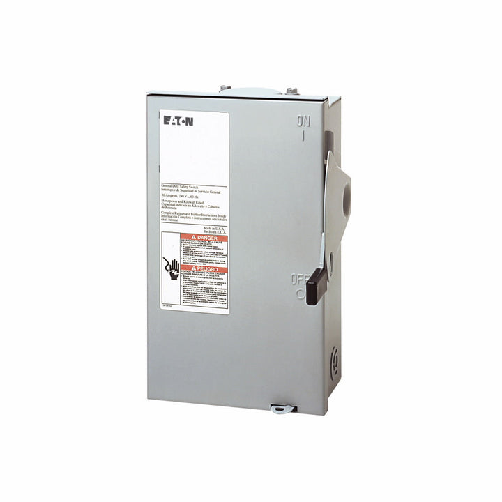 Cutler Hammer DG221URB - Non-Fusible Disconnect Switch 30A@240V (100kA AIC Rating)