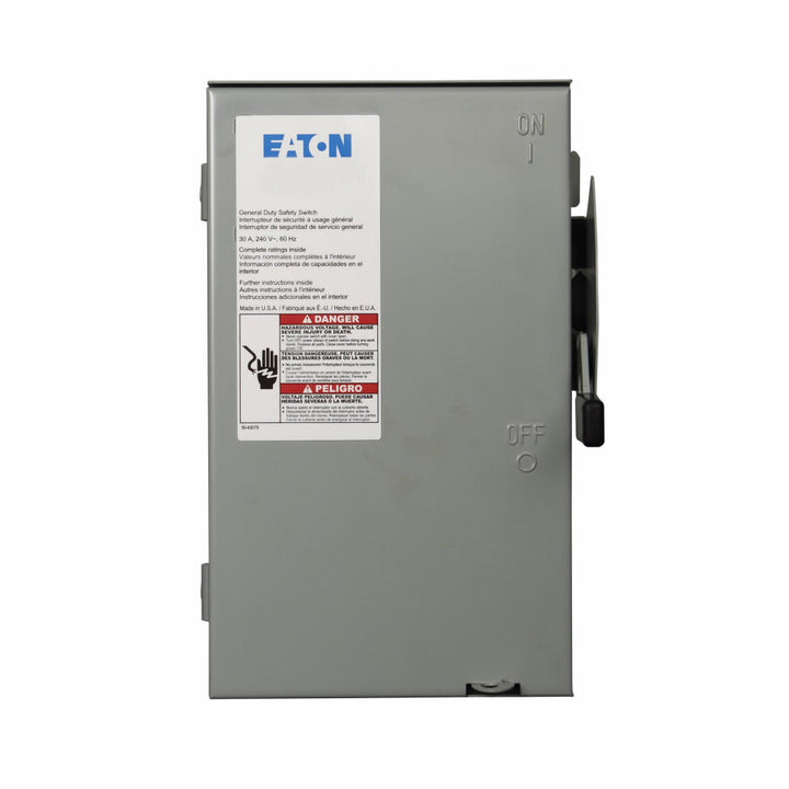 Cutler Hammer DG321URB - Non-Fusible Disconnect Switch 240V AC 30A (100kA AIC @240V)