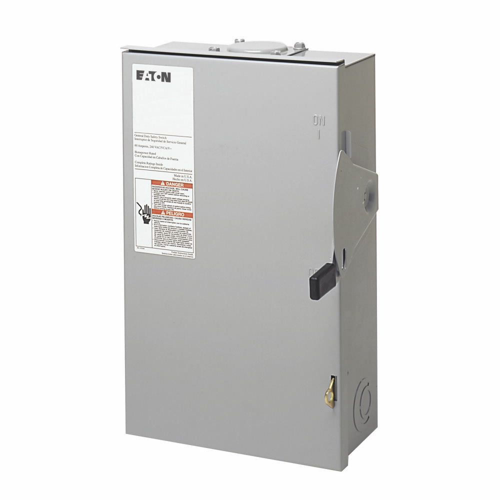 Cutler Hammer DG322NRB - Fusible Disconnect Switch 240V AC 60A (100kA AIC @240V)