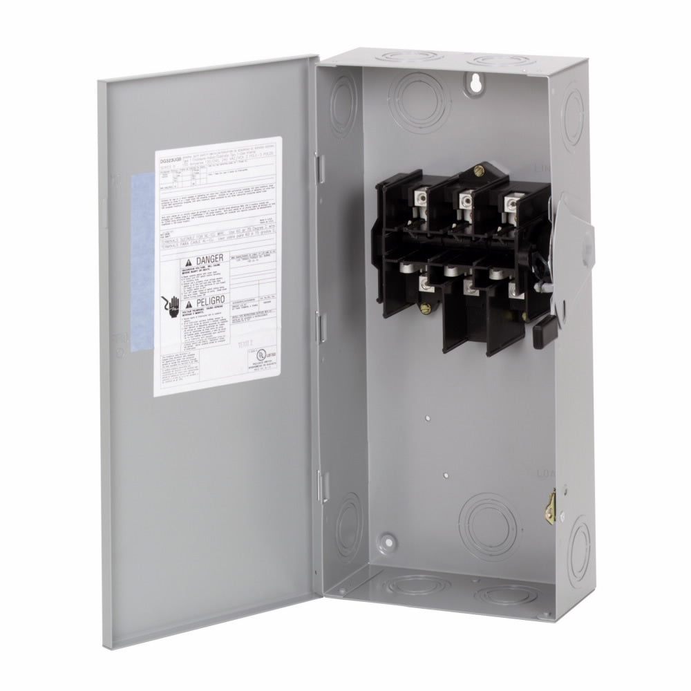 Cutler Hammer DG323UGB - Non-Fusible Disconnect Switch 100A@240V (100kA AIC, NEMA 1)
