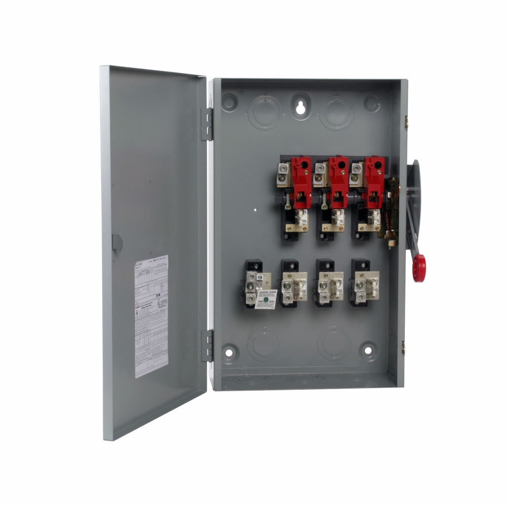 Cutler Hammer DG324NGK - Fusible Disconnect Switch 200A@240V (100kA AIC, NEMA 1)