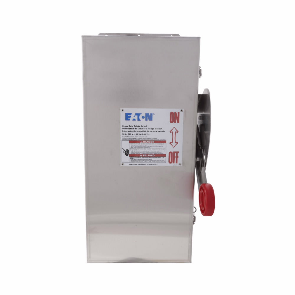 Cutler Hammer DH221NWK - Fusible Disconnect Switch 240V 30A (NEMA 4, 200kA AIC)