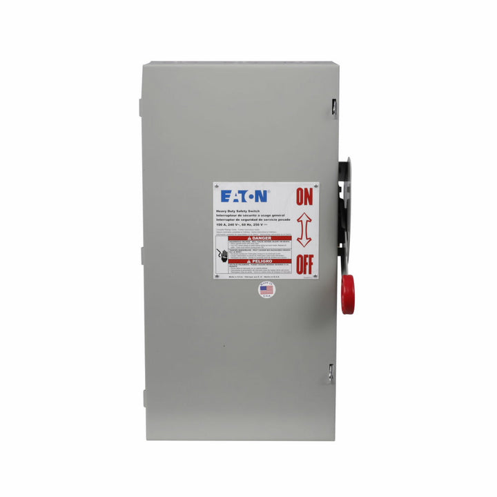 Cutler Hammer DH323NGK - Fusible Disconnect Switch 240V 100A (100kA AIC @240V)