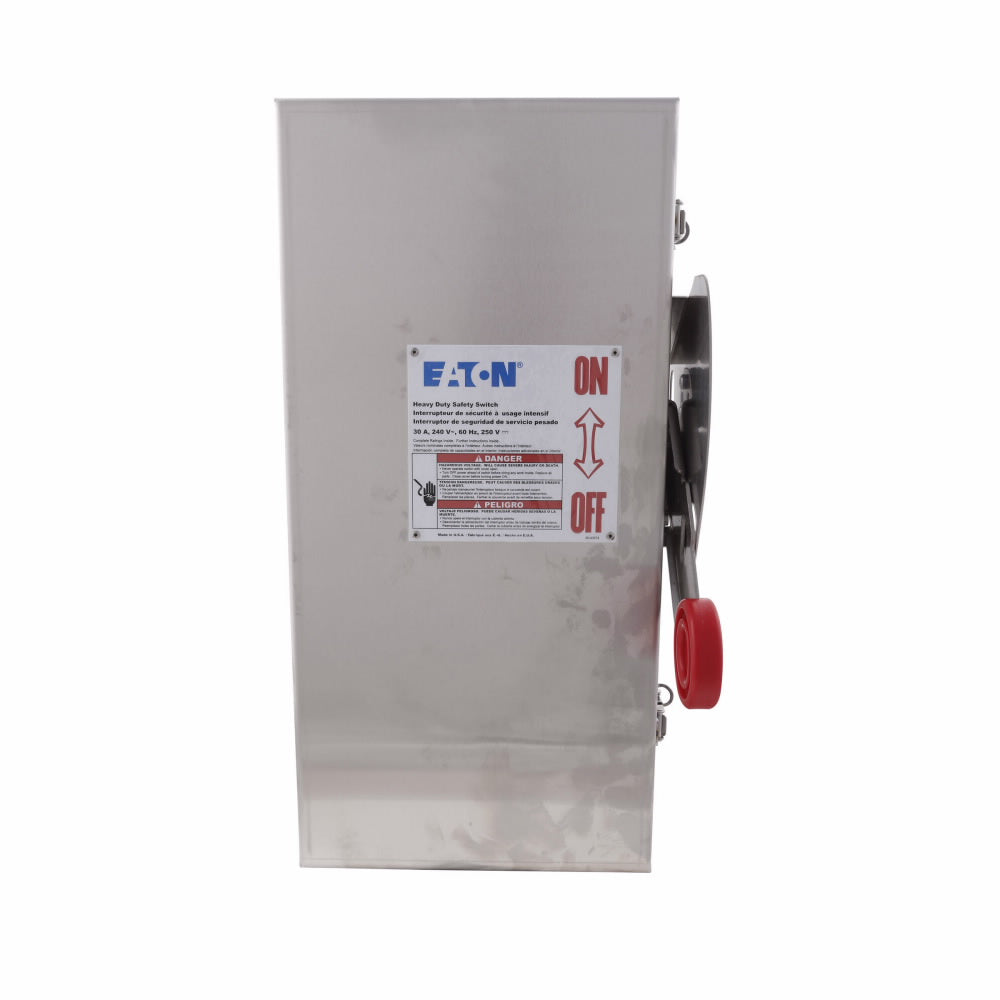 Cutler Hammer DH321NWK - Fusible Disconnect Switch 30A 240V (200kA AIC @240V)