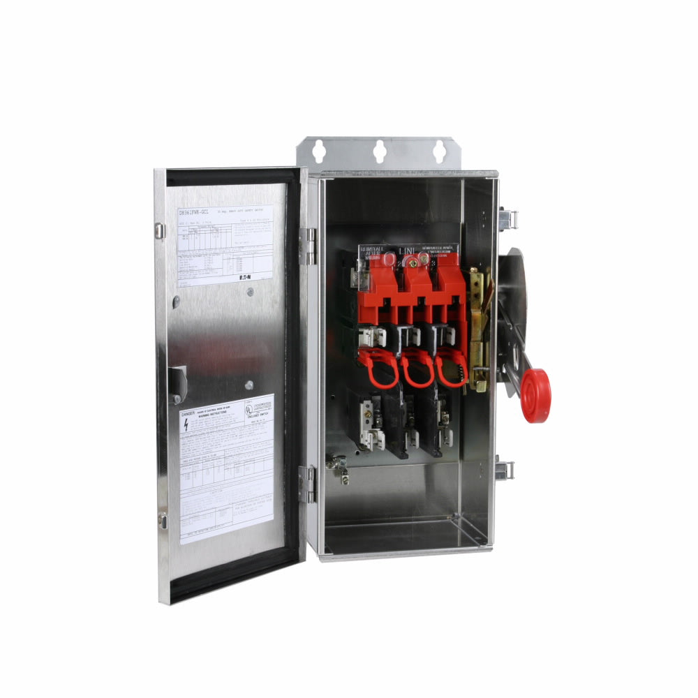 Cutler Hammer DH361FWK - Fusible Disconnect Switch 600V/30A (NEMA 4X, 200kA AIC)