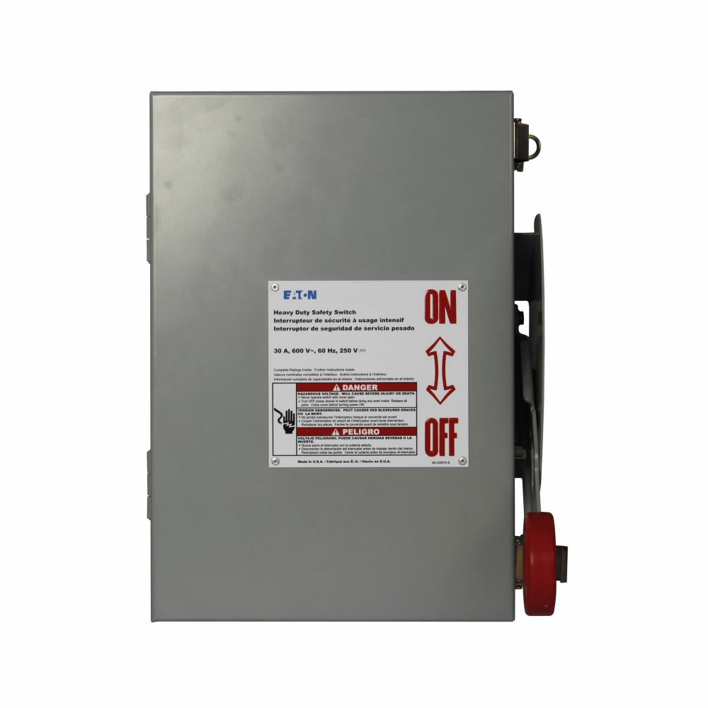 Cutler Hammer DH262UDK - Non-Fusible Disconnect Switch 60A@600V (200kA AIC)