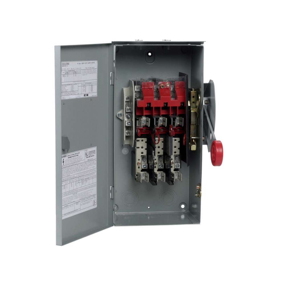 Cutler Hammer DH362NRK - Fusible Disconnect Switch 600VAC 60A (200kA AIC, NEMA 12)