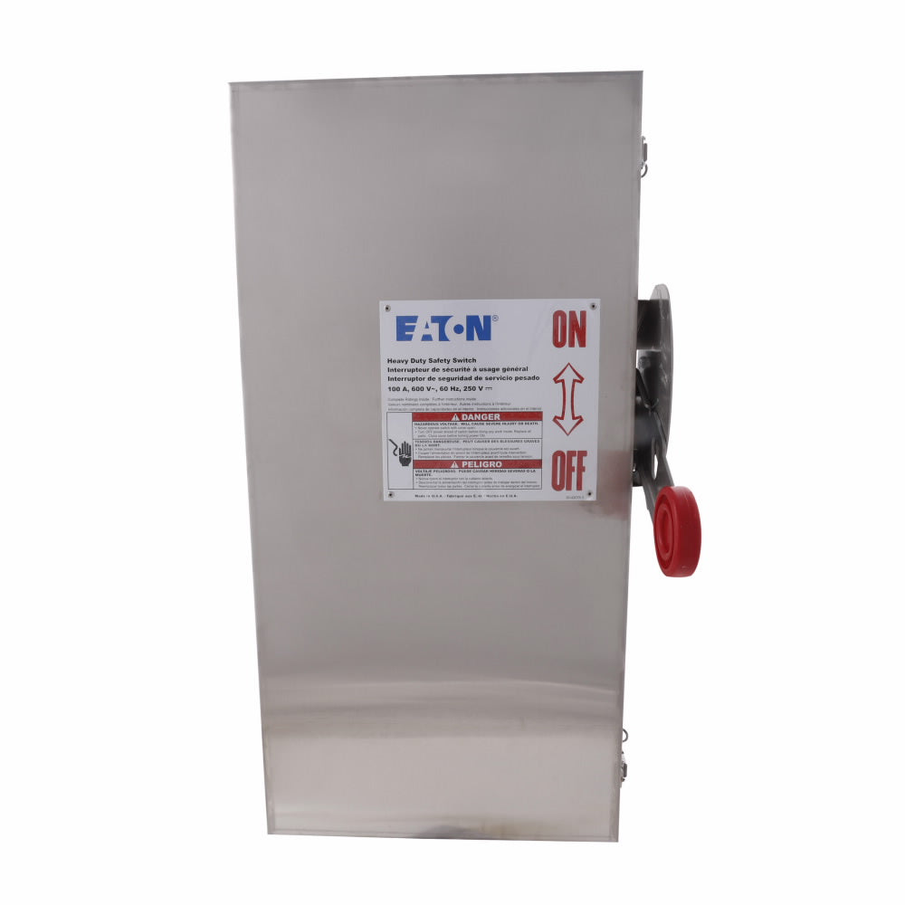 Cutler Hammer DH363NWK - Fusible Safety Switch 600V/100A (100kA AIC @600V)