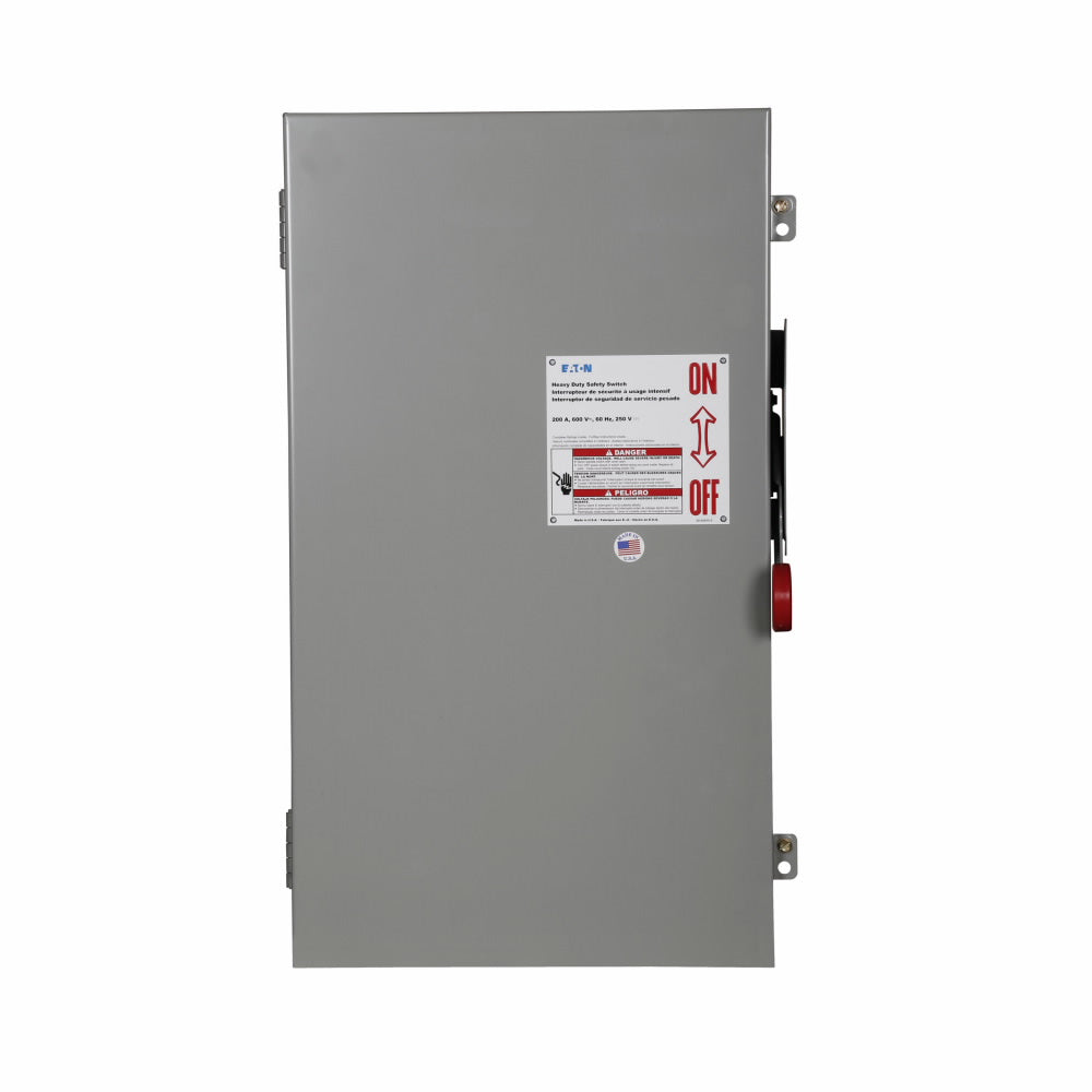 Eaton DH364UGK - Non-Fusible Disconnect Switch 200A 600V (3-Pole NEMA 1)
