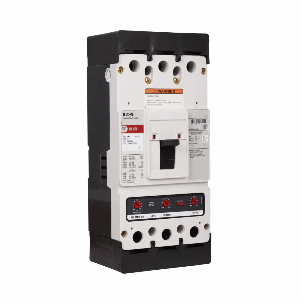 Cutler Hammer DK3350 - 3-Pole Molded Case Breaker (350A, 240V)