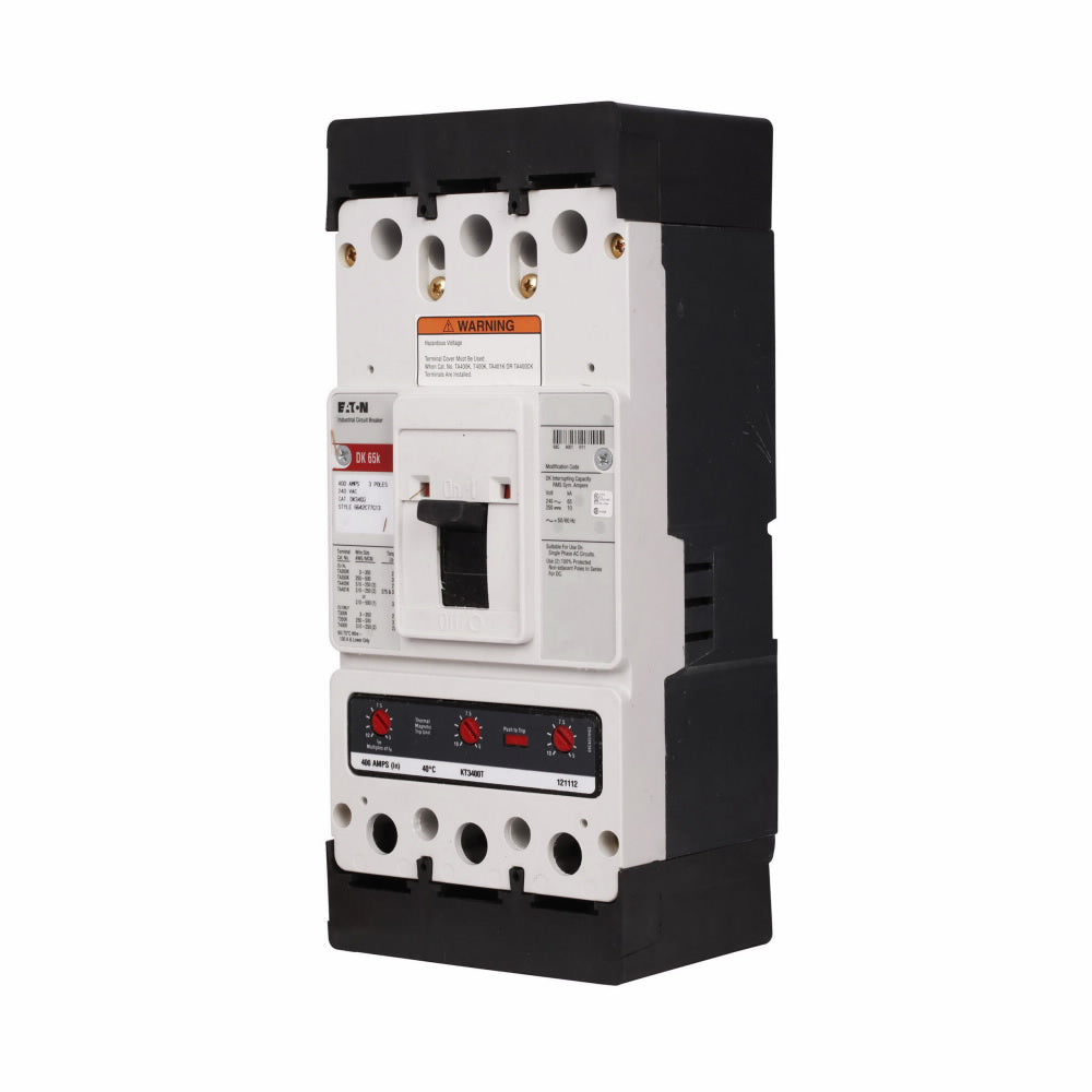 Cutler Hammer DK3350 - 3-Pole Molded Case Breaker (350A, 240V)