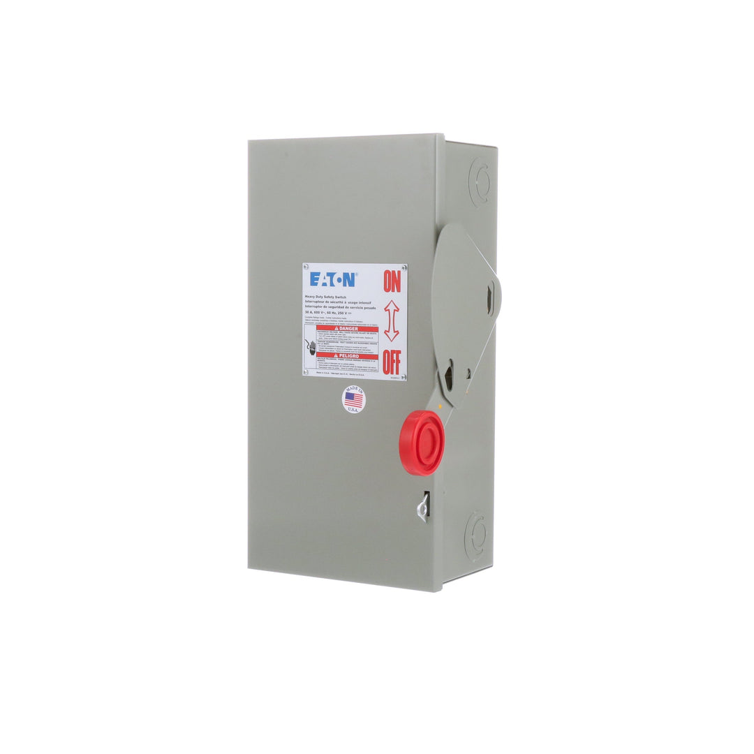 Eaton DH361NGK - Fusible Disconnect Switch 30A 600V (3-Pole NEMA 1)