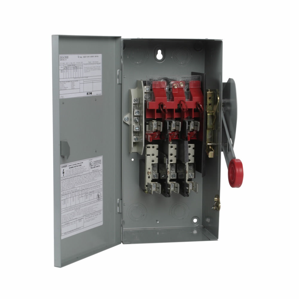 Eaton DH362NGK - Fusible Disconnect Switch 60A 600V (3-Pole NEMA 1)