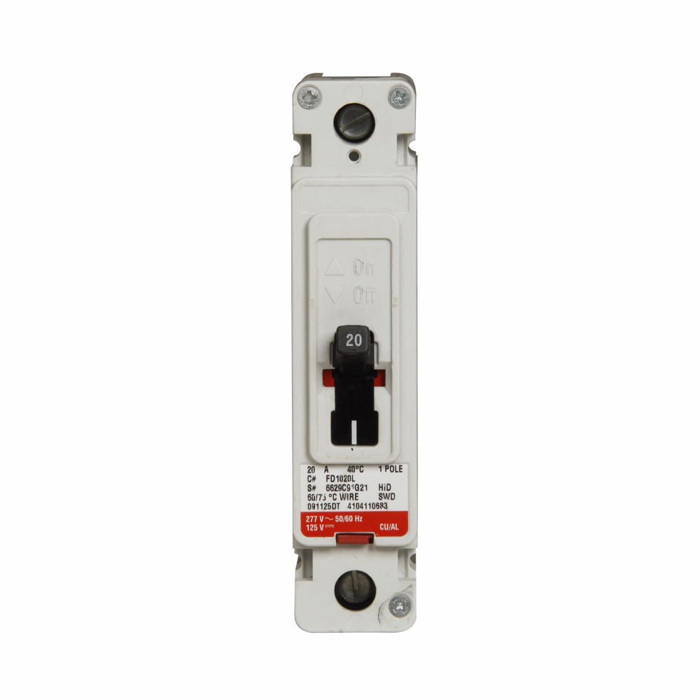 Westinghouse FD1025 - Molded Case Circuit Breaker 25A 277V 1P