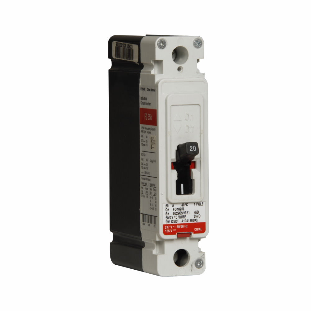 Cutler Hammer FD1040 - Molded Case Breaker 40A 277V 1P