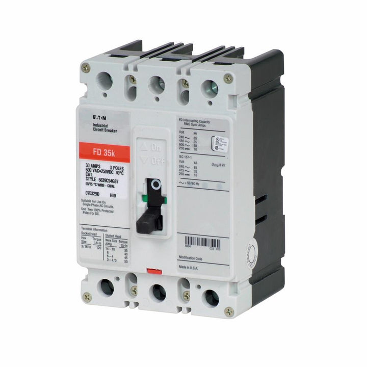 Cutler Hammer FD3150K - Molded Case Disconnect 150A 600V 3P