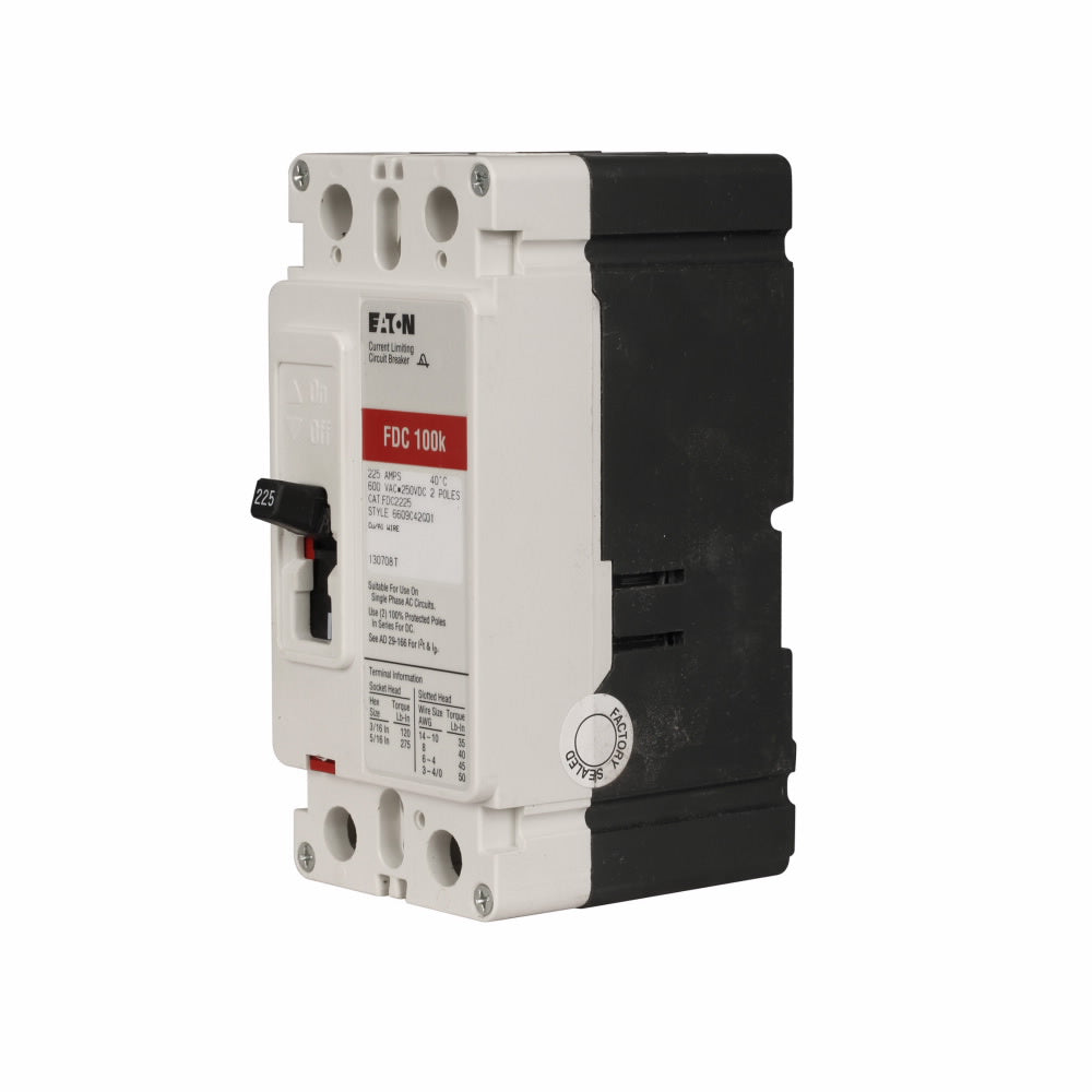 Cutler Hammer FDC2175 - Molded Case Circuit Breaker 175A 600V 2-Pole