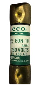 Federal Pacific EON10 - Current-Limiting Fuse 10A 250V (Ferrule Connection)