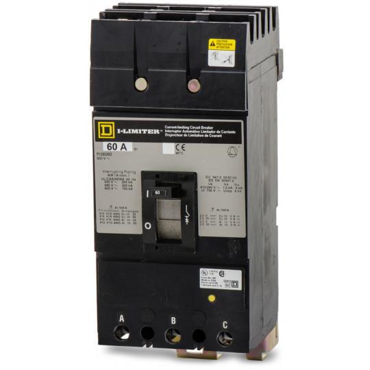 Square D FI36060 - Molded Case Circuit Breaker, 60A 600V 3-Pole