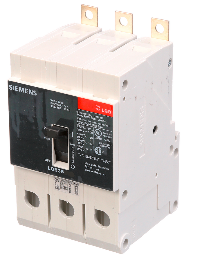 Siemens LGB3B060 - Molded Case Circuit Breaker 60A 600V 3-Pole