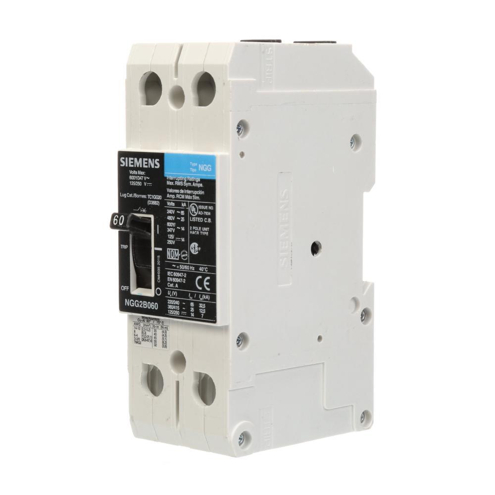 Siemens NGG2B050 - Molded Case 50A 600V 2-Pole Breaker