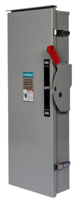 Siemens DTF364R - Fusible Disconnect Switch 200A@600V (200kA AIC, NEMA 3R)