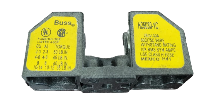 Eaton H25030-1C - Fuse Block 250V 30A (Industrial Fuse Holder)