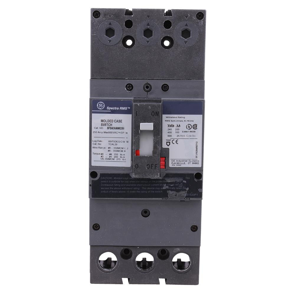 General Electric SFDA36AN0250 - Molded Case Breaker 250A 600V