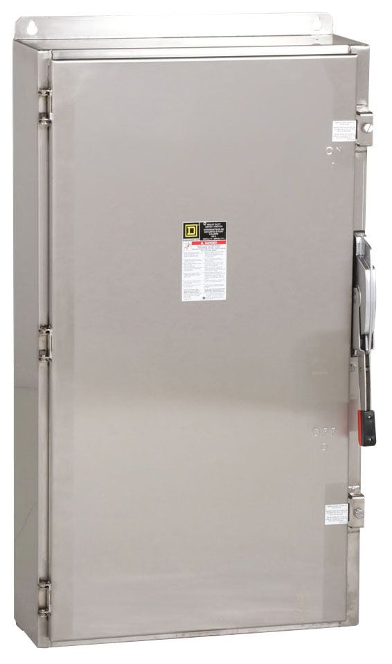 Square D CH365DS - Fusible Disconnect Switch 400A @ 600V (10kA AIC, NEMA 4/4X)