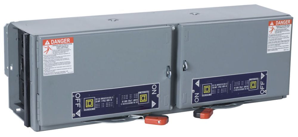 Square D QMB363T31W - Fusible Safety Switch, 600V 100A 3-Pole