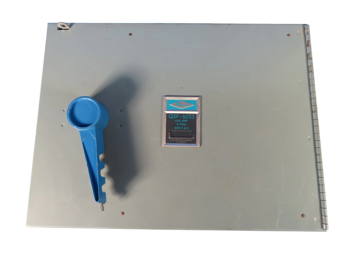 Zinsco QSF6053 - Fusible Safety Switch 600V/600A (3-Pole RK1/RK5 Compatible)